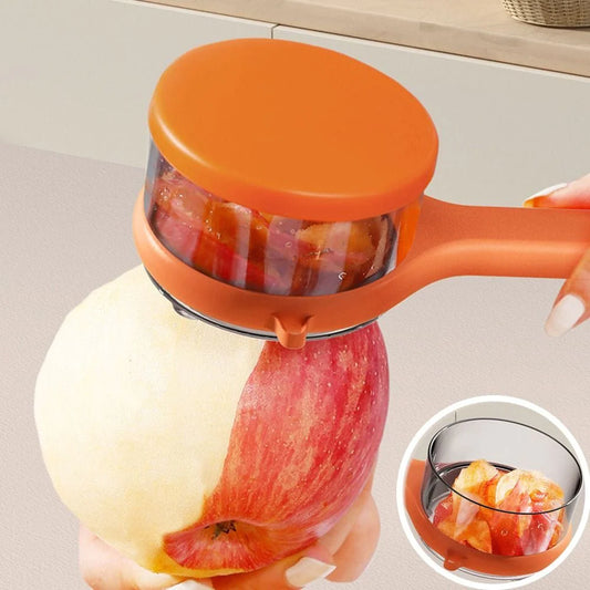 FRUIT SCRAPER WITH STORAGE CUP