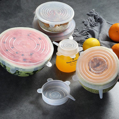 Silicone Lids (Adjustable & Stretchable)