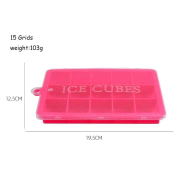 15 cubic Ice  tray with lid