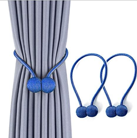 Buy Creation Magnetic Curtain Tiebacks, 2PCS Magnetic Curtain Clips Rope  Curtain Holder Buckle Small Bead Curtain Buckle Clips Rope Holders for Home  Office Hotel Window Decoration Online at Best Prices in India 