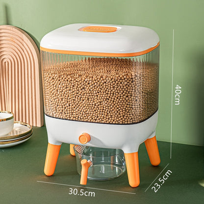 10kg Press-Lid Sealed Rice Dispenser